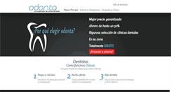 Desktop Screenshot of odonta.com