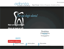 Tablet Screenshot of odonta.com